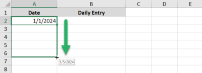 How to Insert Dates in Excel Automatically (Easily) - Spreadsheeto