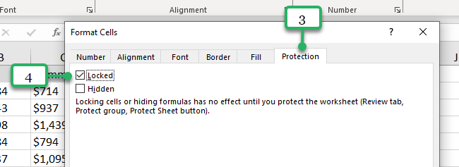 locked check box