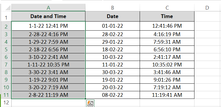14 Split between two columns
