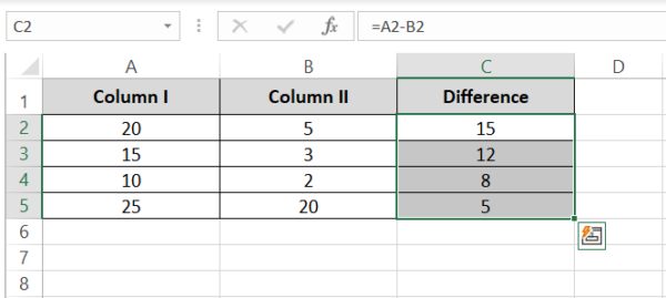 How to Subtract Multiple Cells in Excel (Easy Method) - Spreadsheeto