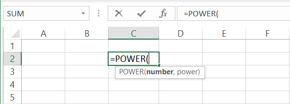 Writing the POWER function