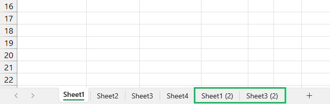 Copy worksheets to the desired location