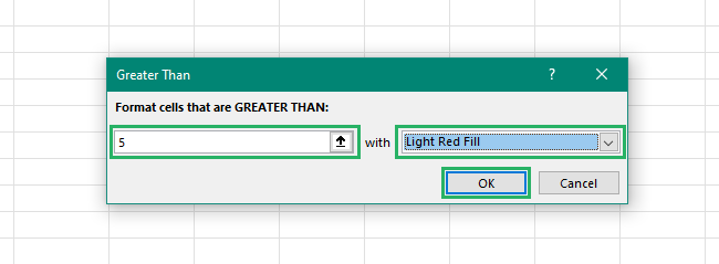 manage rules by entering your conditions