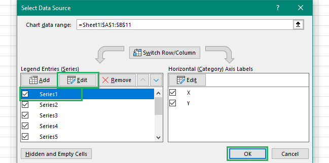 image 6 Select the series button under legend entries