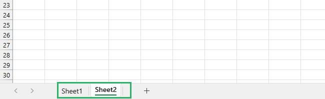 The embedded object appears as a new Excel sheet