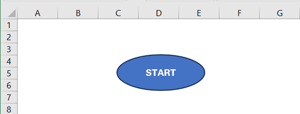 Inserting an oval as the starting shape