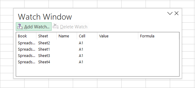 Multiple watch cells