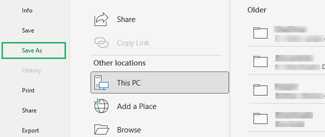 image 12 Select Save as from options
