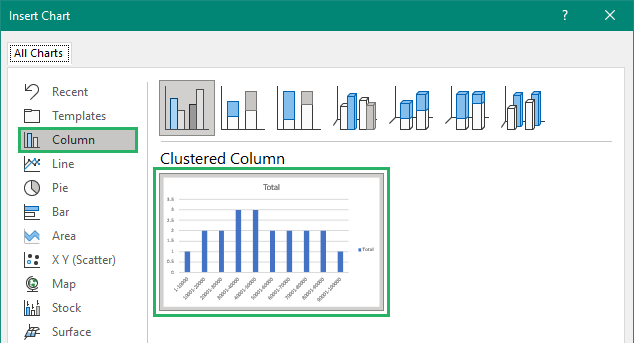 image 17 Insert a chart in Excel file via data analysis toolpak
