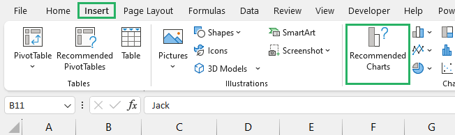 image 19 Select the charts option