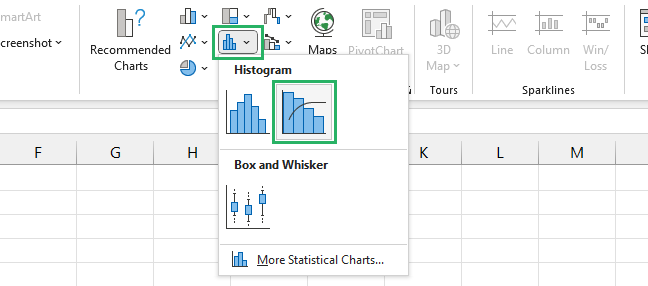 image 21 Select pareto chart