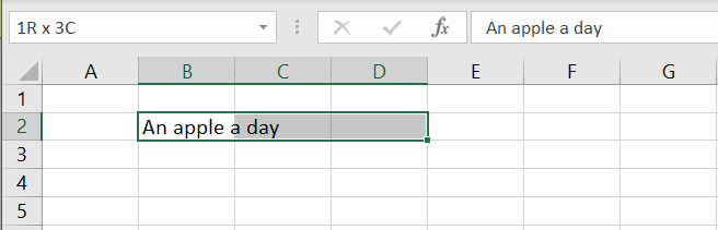 selection of multiple cells