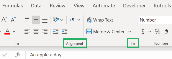 merge and center button