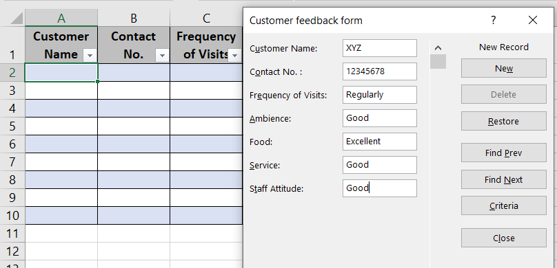 Populating the fillable form fields