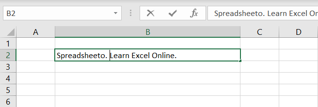 Cursor in Excel cell in edit mode