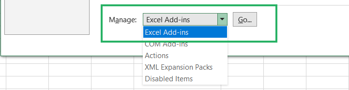 Excel add-ins