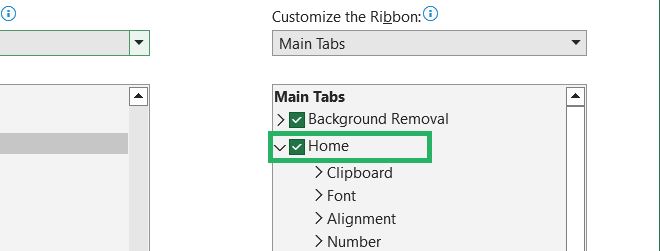 Adding the form command to the Home tab