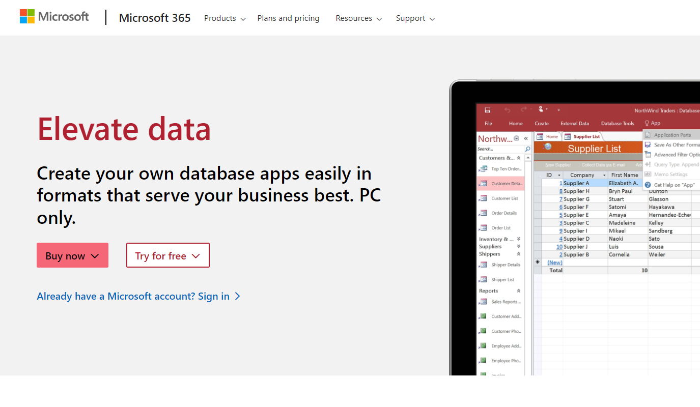 Microsoft Access