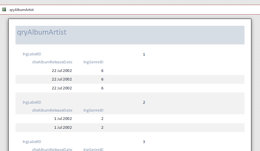 Access Report