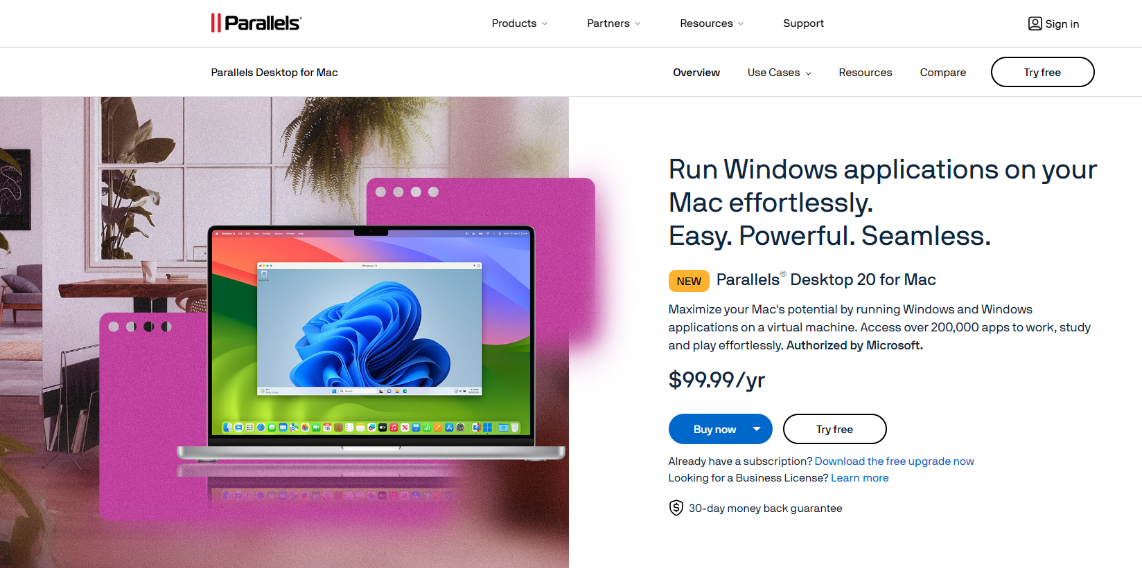 5A Parallels virtual machine