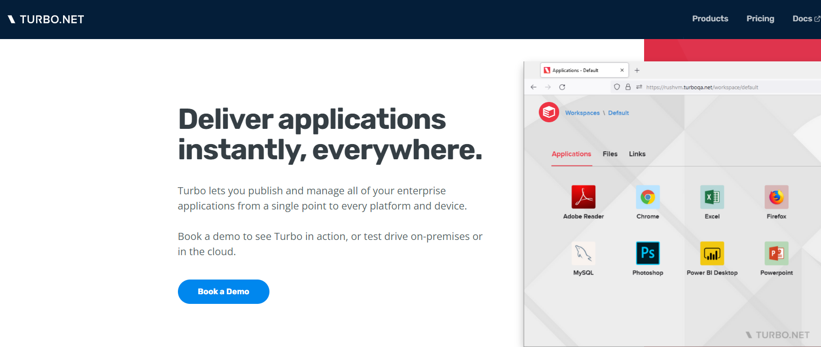 8 Turbo.net in web browser