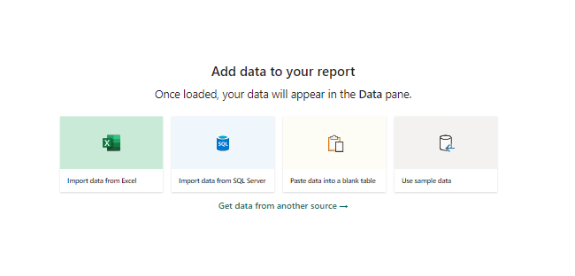 Connect to different sources from trending templates report page via Excel Query