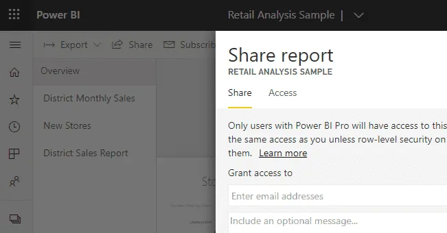 Share datasets and tableau with bi tools for data transformation and collaboration