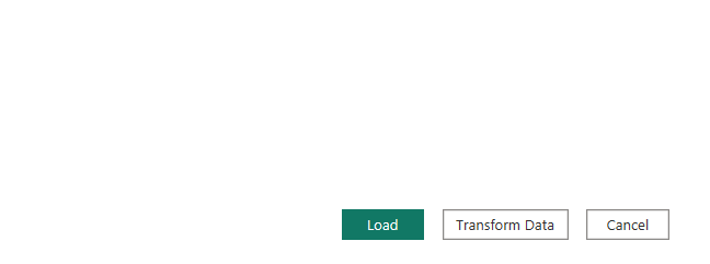 Check the formatting of the dataset, open in query editor to make changes or press load