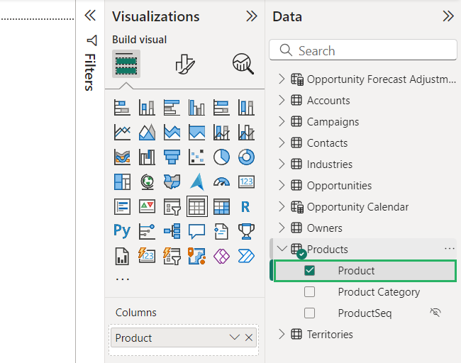 image 5 Select data fields dax business intelligence data analysis permissions