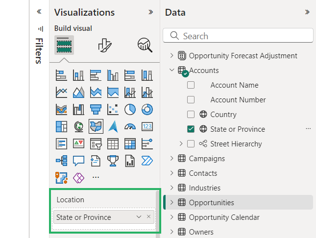 15 Location data from data source