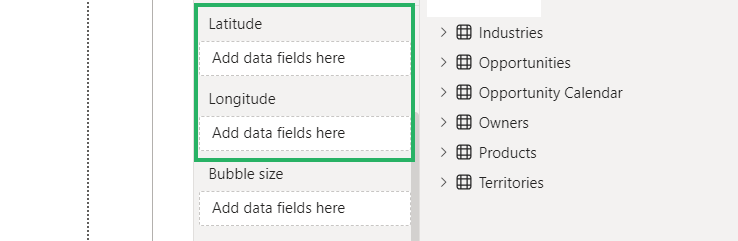 4 Latitude and longitude fields